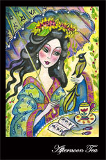 Afternoon Tea - ACEO Giclee. Click to view details