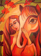 Pony in Orange. Click to view details