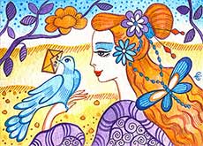 ACEO Messenger - ACEO Giclee. Click to view details